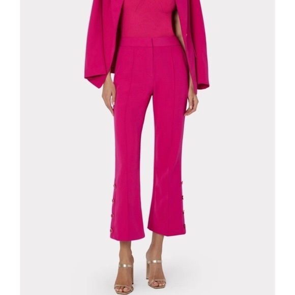 Milly Pants - Milly Fuchsia Cropped Pants